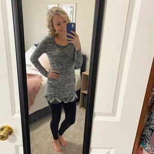 Sweater Dress - Heather Gray